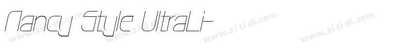 Nancy Style UltraLi字体转换